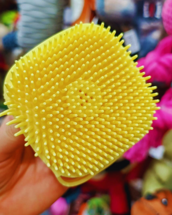 Producto - Cepillo de Silicona para Baño de Mascotas