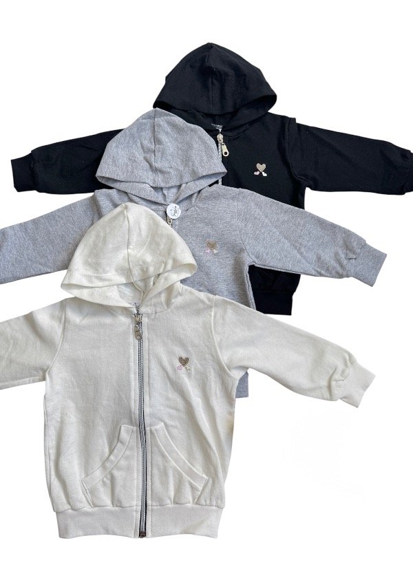 Producto - Campera rústica corazón bordado