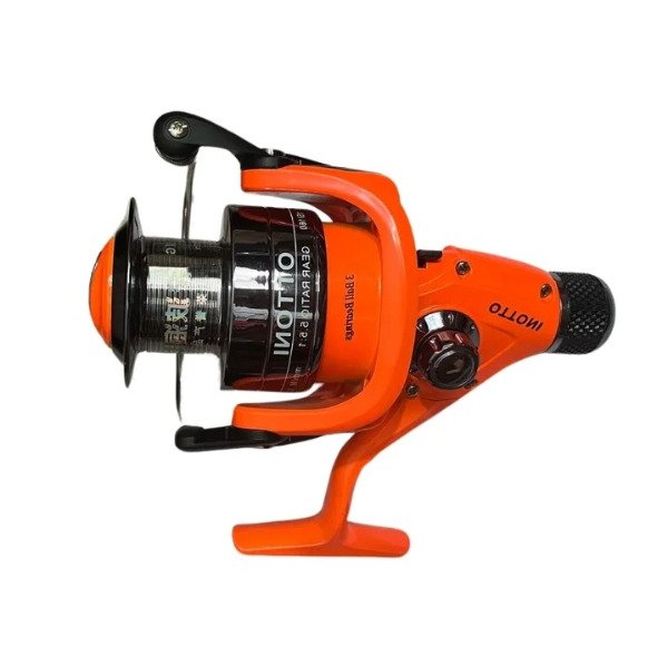 Producto - Reel de Pesca Frontal Ottoni Lager 6000 Rulemanes 3 Amarillo o Naranja Fluo