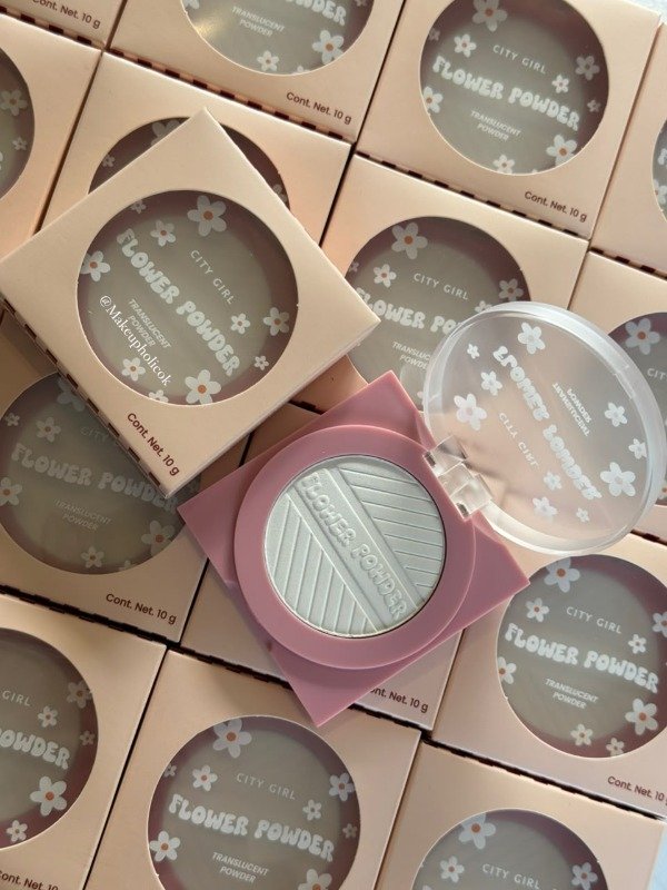 Producto - POLVO COMPACTO TRASLÚCIDO FLOWER POWER - CITY GIRL