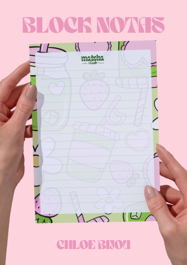 Producto - Block notas A5 Matcha - 4