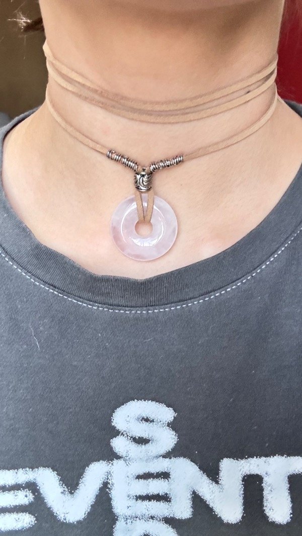 Producto - Chocker Dona Cuarzo Rosa