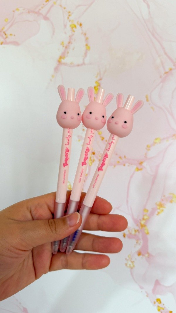 Producto - Lapicera borrable conejito rosa bebé