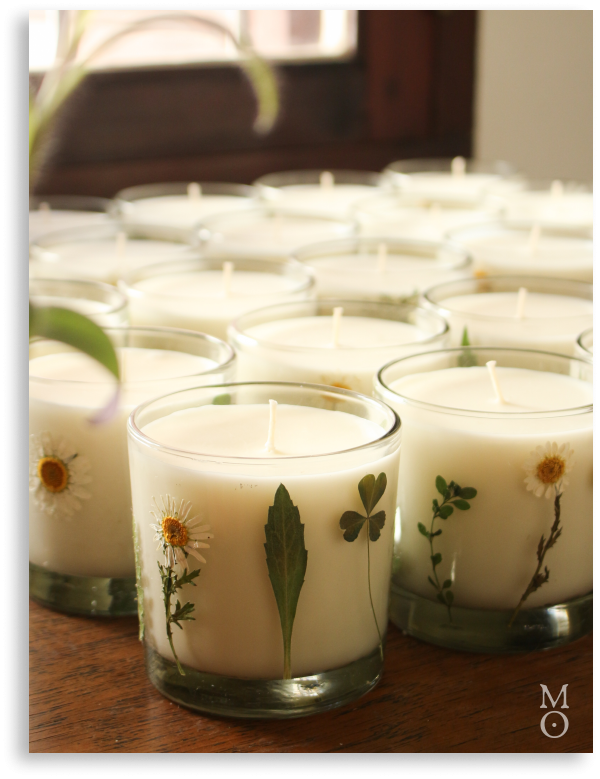 Producto - Velas Botánicas - Cristal