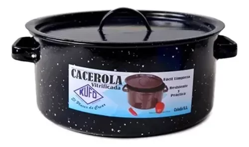Producto - CACEROLA C/ASAS Y TAPA ENLOZADA N 24 KUFO