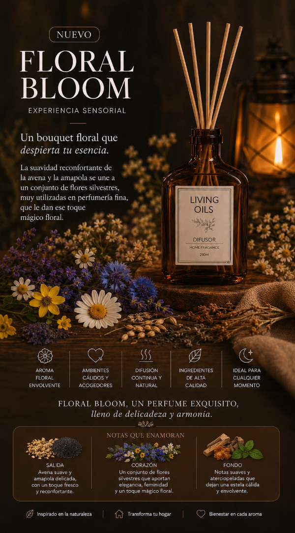 Producto - Difusor de Varillas Living Oils