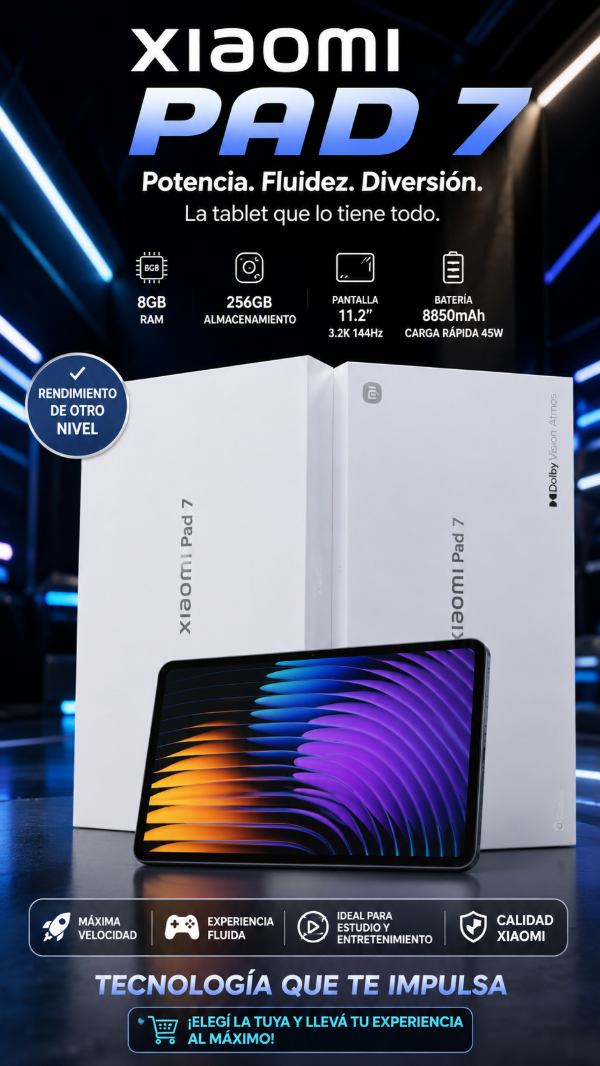 Producto - TABLET XIAOMI PAD 7 256/8GB