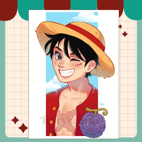 Producto - Print - Luffy