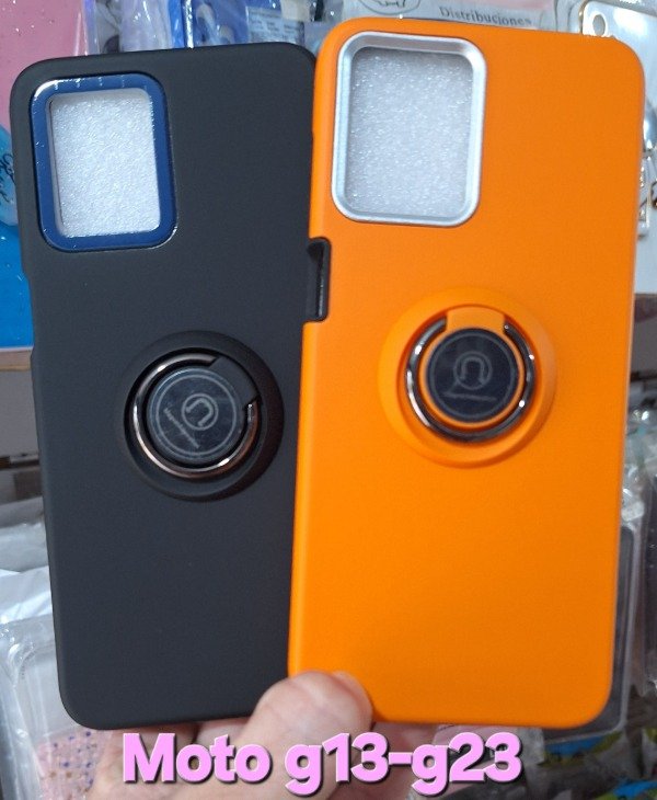 Producto - Fundas armor anillo redondo. Moto g13-g23