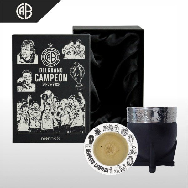 Producto - BOX MATE CON BOMBILLA Y CAJA DE PRESENTACIÓN EXCLUSIVO BELGRANO CAMPEÓN - 5