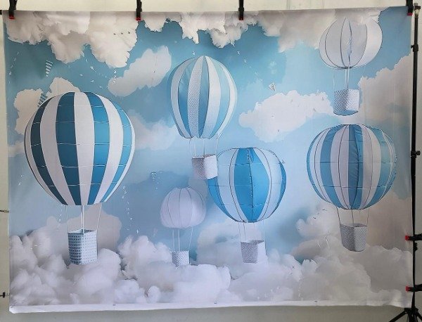 Producto - FONDO GLOBO AEROSTATICO/NENE CON FALLA IMPERCEPTIBLE  200X150 GA03