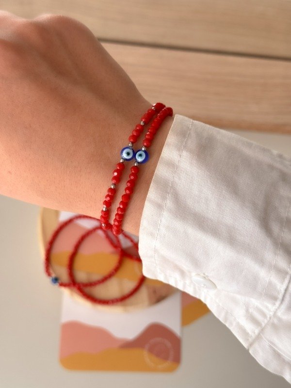 Producto - Pulseras Cristales Rojas