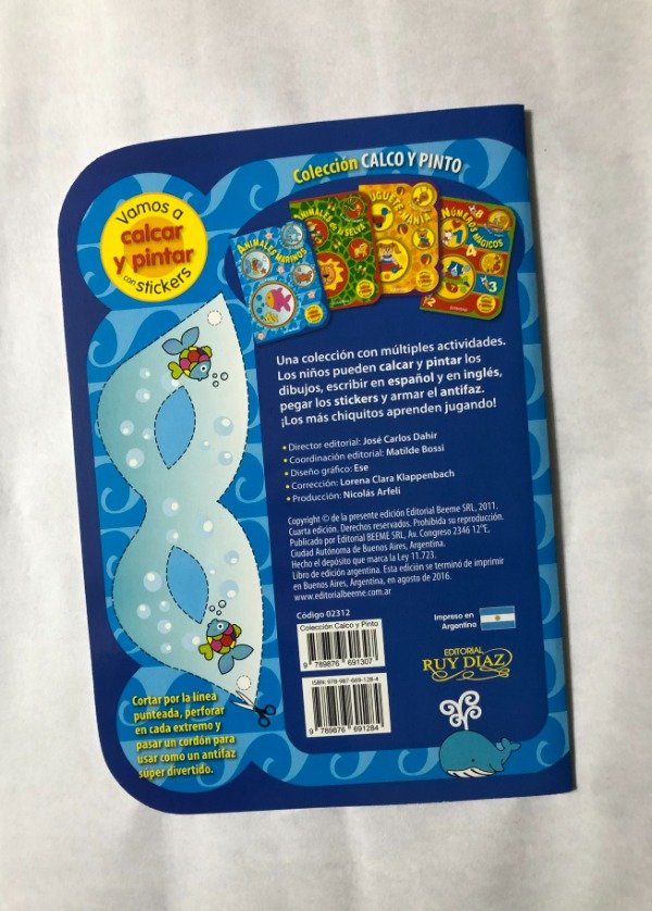 Producto - Libro de stickers y colorear Bilingüe - 3