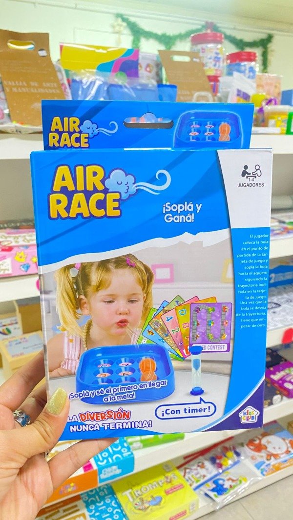 Producto - Juego de mesa- Air race- Soplá y ganá- Rome