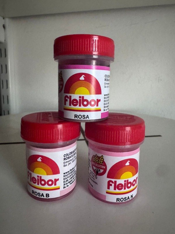 Producto - Colorante en Pasta Fleibor Rosa  x 15 gr