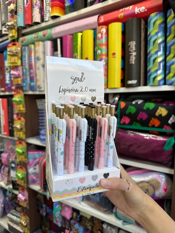 Producto - Portaminas c/sacapunta Estampada