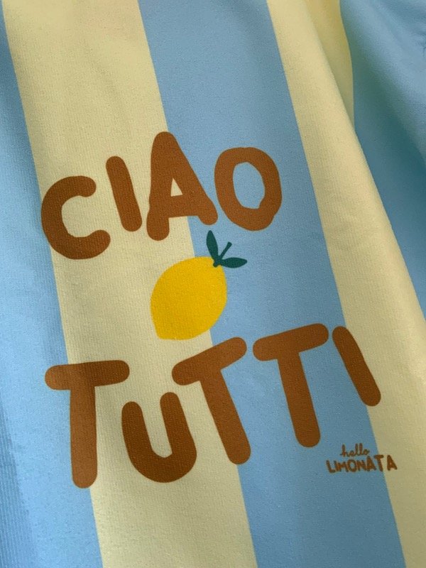 Producto - PONCHO TOALLÓN CIAO TUTTI