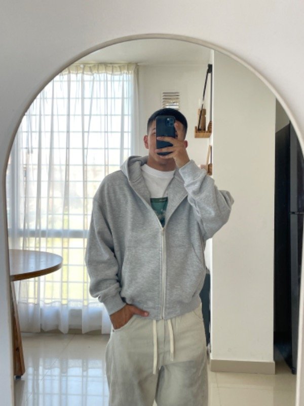 Producto - Zip Hoddie Gris