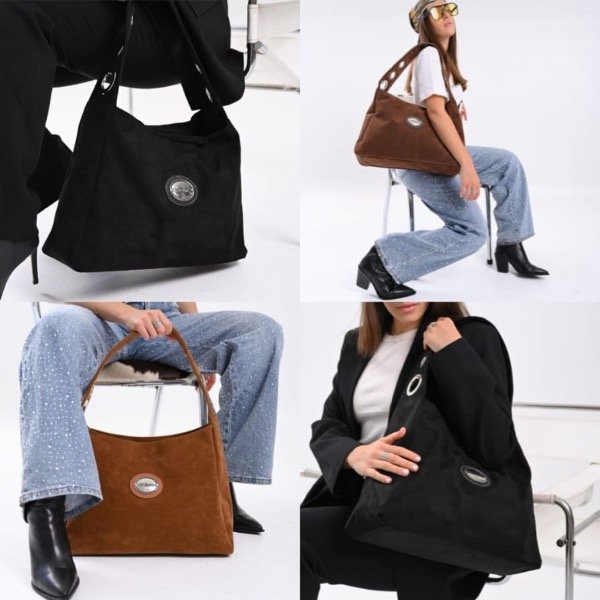 Producto - Cartera urbana símil gamuza - 3
