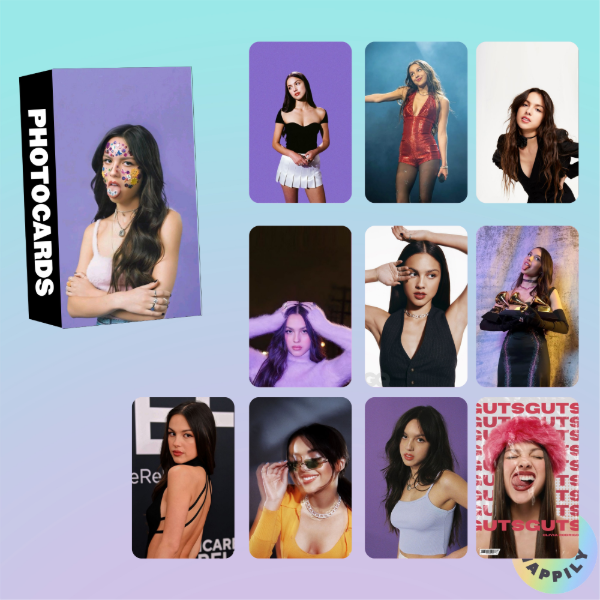Producto - Caja de photocards Olivia Rodrigo
