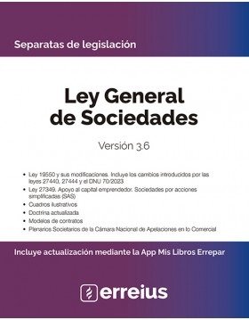 Producto - LEY GENERAL DE SOCIEDADES - SEPARATAS DE LEGISLACION