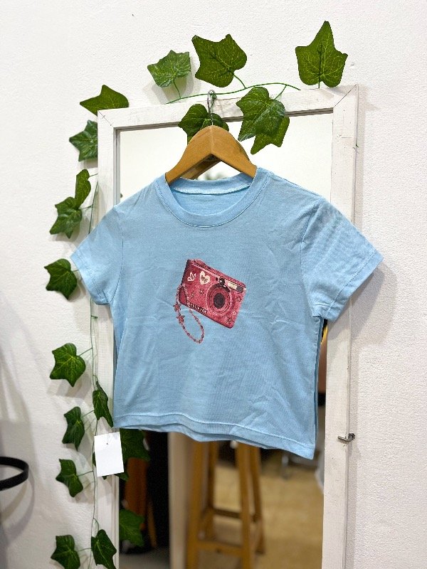 Producto - BabyTee Camera celeste