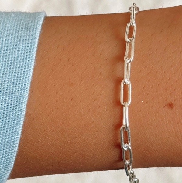 Producto - Pulsera Rolo Lucia Plata 925 Combinada