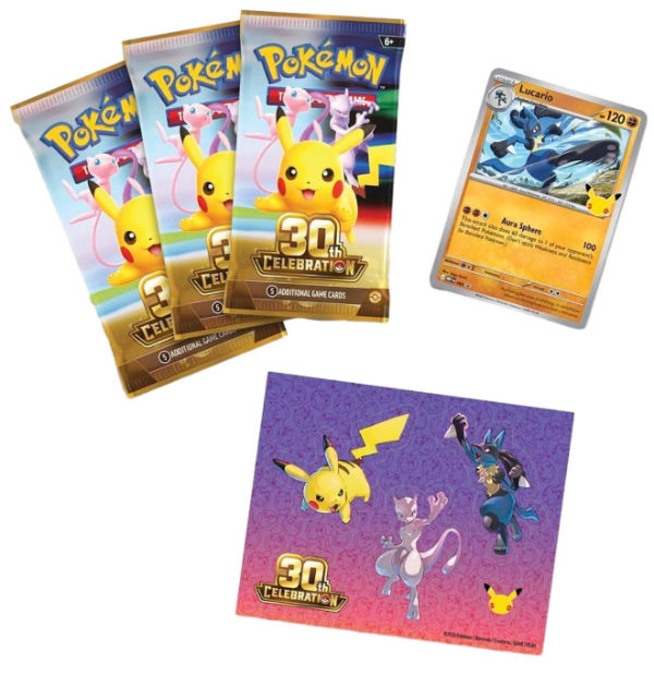 Producto - 30th Anniversary Celebration - Tech Sticker Collection - Lucario INGLES - 1
