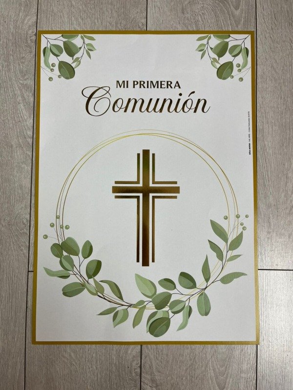 Producto - Cartel de bienvenida comunión