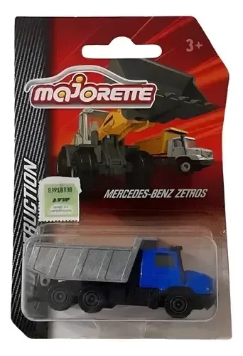 Producto - Majorette Mercedes Benz Zetros Camion Volcador Coleccion Construccion