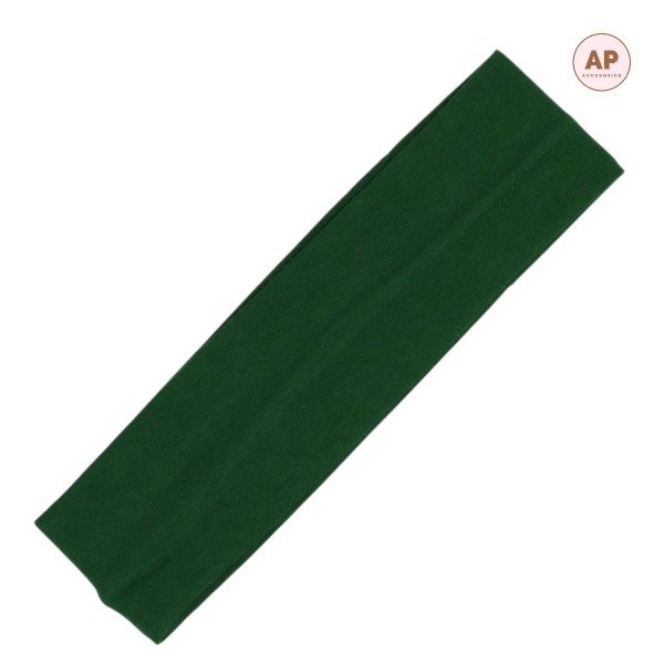 Producto - VINCHA DE TELA VERDE OSCURO - AC2611