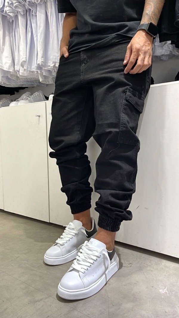 Producto - Jogger Cargo Black