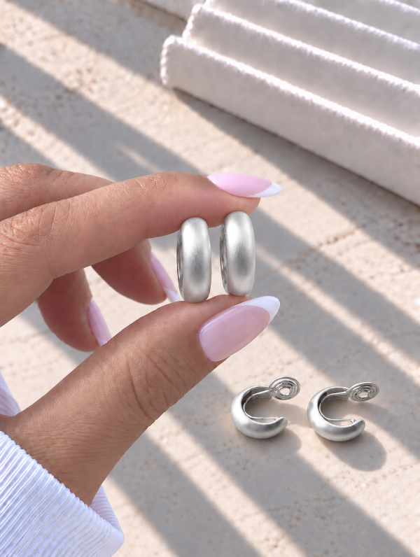 Producto - ARGOLLAS CLIP ESMERILADAS 1151
