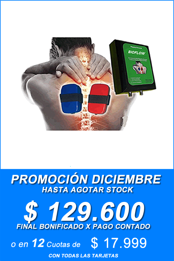 Producto - Magneto Bioflow Personal 150 gauss con dos solenoides Planos