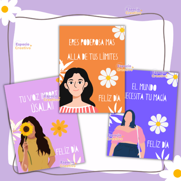 Producto - Mujeres que Mueven el Mundo - Pack de Tarjetas Imprimibles