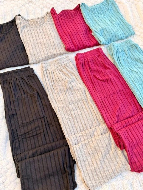 Producto - PIJAMAS MANGA LARGA CON BOLSILLOS