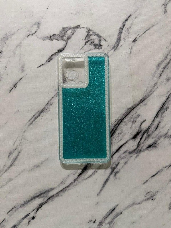 Producto - Transparente con brillo celeste desmontable