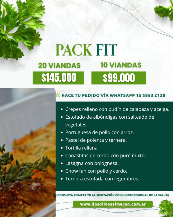 Producto - Pack Fit x 20