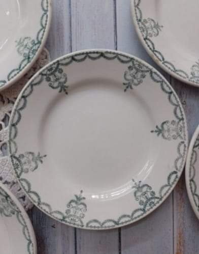 Producto - Platos playos loza francesa