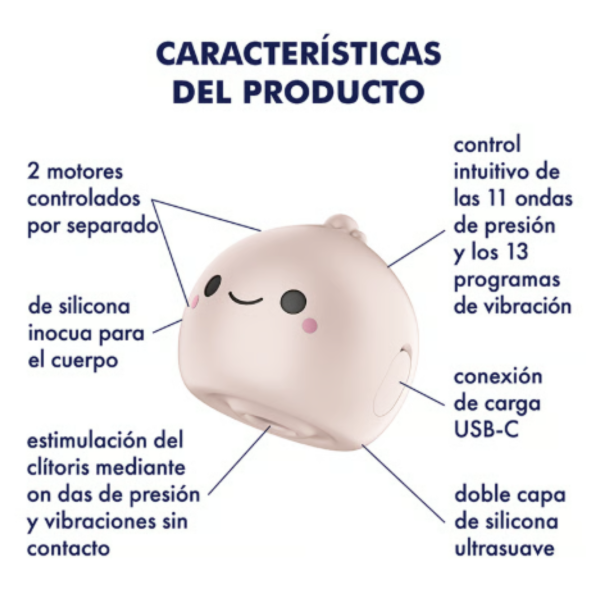 Producto - Satisfyer Mochi Succionador De Clítoris Con Vibración - 3