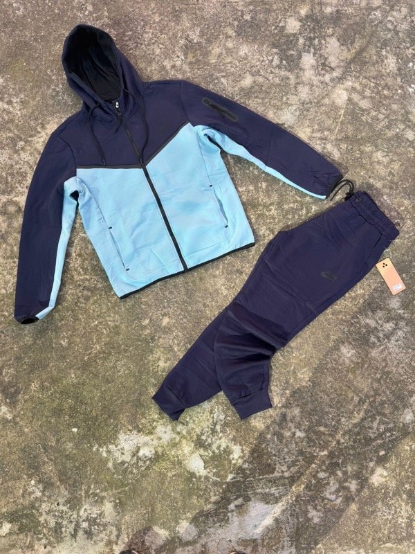 Producto - Conjunto NK Tech Acetato Combinado Azul y celeste
