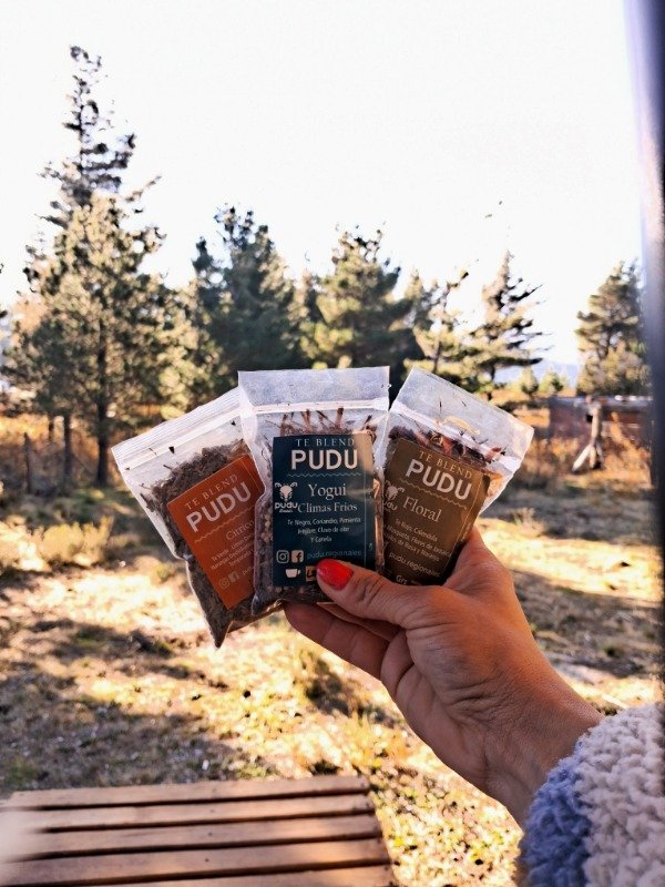 Producto - pack de 3 x 20 grs  (mate) a elección los blends y combinables. Estilo topping