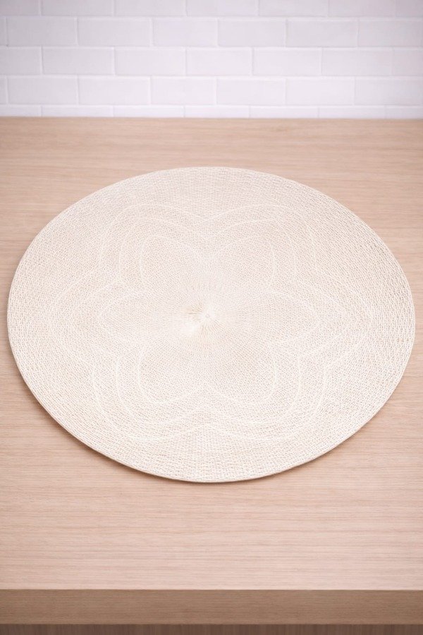 Producto - Plato de Sitio Fibra Tejida Indu 2 tonos Disponibles