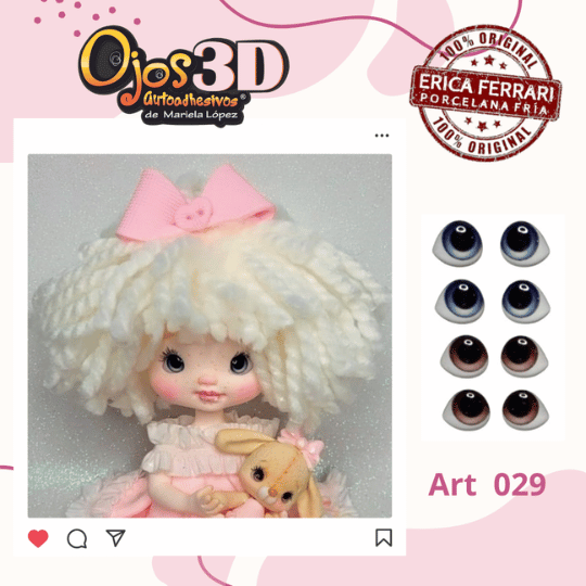 Producto - Ojito 3D art 029 Erica Ferrari