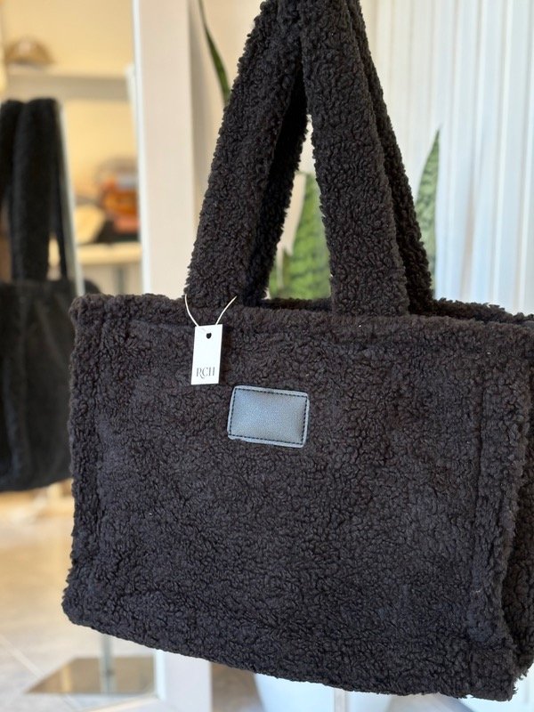 Producto - Bolso peluche (Negro)