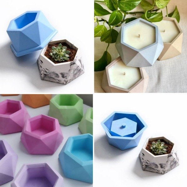 Producto - Molde de silicona maceta grande 9cm