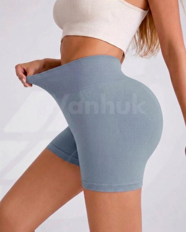 Producto - SHORT SEAMLESS N474  GRIS CLARO - 1