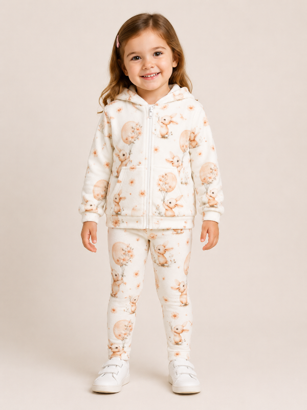Producto - CONJUNTO PLUSH BEBA CAMPERA Y CALZA