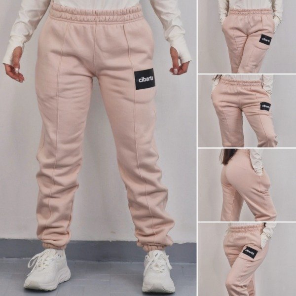 Producto - Pantalón Mujer Cibarta Modelo 1983 Rosa algodon Frisado