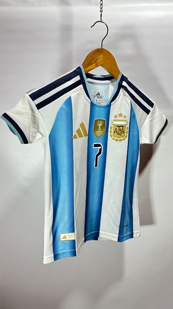 Producto - De Paul Argentina Titular 2026 Oficial Mundial EE.UU/Canada/Mexico Niños